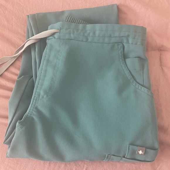 Figs Pants - Figs Yola Scrub Pants Hydrogreen